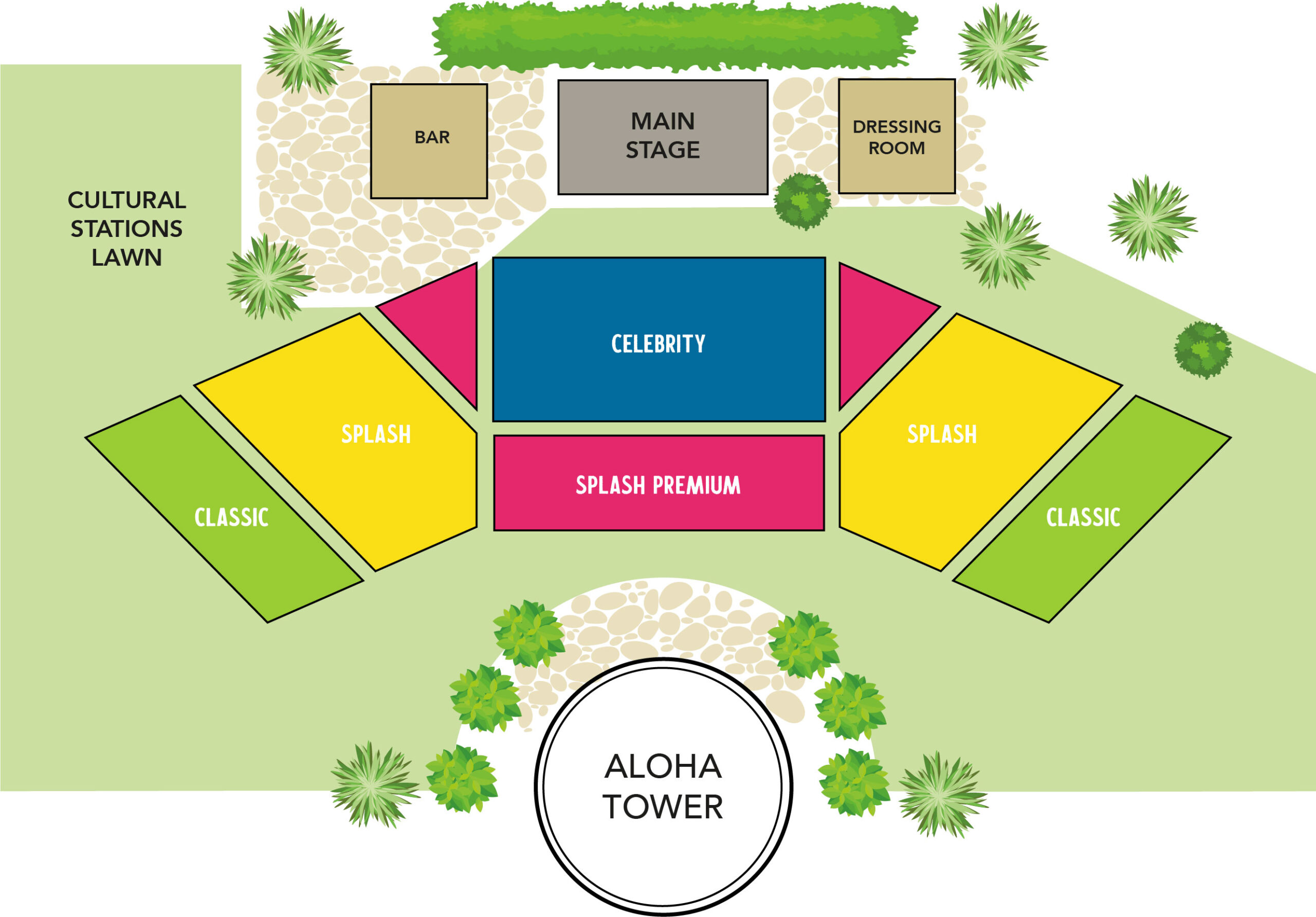 Ka Moana Luau Seating Chart